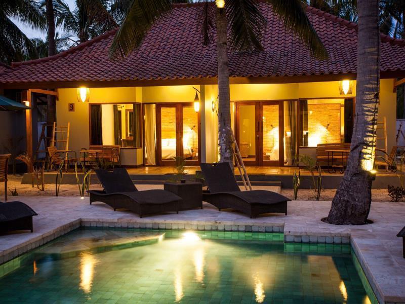 Belukar Villas Gili Trawangan Exterior photo